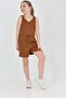 Girl's Tank Top and Pocket Shorts Set - 5