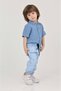 Boy's Stylish Muslin Bottom Top Set