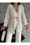 Women's Tassel Detailed Long Cardigan - 2