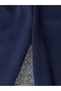 Star Printed Navy Blue 3 Thread Bottom Fleece Children's Bottom-Top - 4