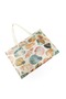Seashell Patterned Mesh Beach Bag - 5