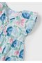 Flower Printed Girl's Dress_Mnvs3928 - 4