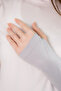 Finger-Looped Arm Sleeve – Gray Flexible Anti-Sweat for Daily Use |   Shal Paradise - 6
