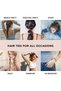 Spiral Hair Ties for Women, No Crease, No Damage, 8pcs (Brunette) - 7