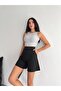 Women's Back Zipper Detailed City Boy Shorts