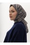 وشاح نسائي من القطن بنقشة ملونة ناعمة - 4