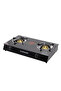 Gas Cooker Omk7010 Tempered Glass Top Panel Gas Stove , Double Burner - 2