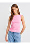31589 Gathered Boat Neck Top-Pink