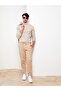 Beige Turtleneck Long Sleeve Men's Knitwear Sweater - 3