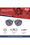 Kids Round Polarised Sunglasses Grey Lens -  LCK109C02 - 6