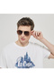 Unisex Polarized Sunglasses BLACK Mirror Lens - LC1015C01 - 4