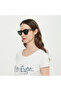 Unisex Polarized Sunglasses BLACK Mirror Lens - LC1002C03 - 4