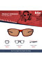 Kids Sports Polarised Sunglasses Brown Lens - LCK101C02 - 7