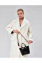 Black Patent Leather Medium Size Women's Shoulder & Crossbody Bag – Stylish, Vegan & Everyday Use - 4