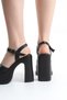High Platform Wedge Heel Skin Buckle Summer Women's Wedge Sole Sandals Shoes - 3