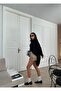 Women's Black Oversize Tunic 100% Cotton, Shirt 29017 - 7