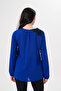 Women's Plus Size Collar Guipure and Stone Embroidered Blouse B0056 - 5