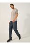 Slim Fit Badge Detail Track Pants with Printed Waistband - 3