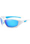 Men Polarized Sunglasses WHITE Mirror Lens - LC1011C02
