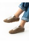 Fulgor Cream Genuine Leather Women's Sneakers - 2