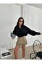 Women's Black Oversize Tunic 100% Cotton, Shirt 29017 - 4