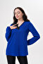 Women's Plus Size Collar Guipure and Stone Embroidered Blouse B0056 - 4