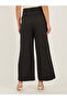 Mid Rise Tapered Fit Wide Leg Pants - 4