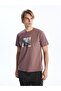 Crew Neck Short Sleeve Printed Combed Cotton Men's T-Shirt