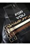 4-Piece Rectangular Buckle Women's Trouser Belt, Coat Belt, Shirt Belt, Dress Belt - 4