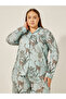 طقم قميص وبيجاما مزين بأزرار من GIRAFFE WILDLIFE - LUXE TROPICAL - 3