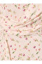 All-Over Print High Neck A-Line Maxi Dress - 4