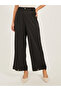 Mid Rise Tapered Fit Wide Leg Pants - 2