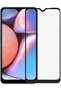 واقي شاشة زجاجي كامل غير قابل للكسر لهاتف Galaxy A10s - أسود - فائق النحافة - 2