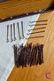 50Pcs Copper Color Wire Buckle 5cm - Soft End Does Not Hurt Women's Wire Hair Clip