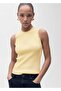 Knitwear rib blouse