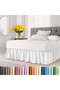 Basis Ruffle Basis Skirt Double Single Bed Elastic Ruffle Complete Bed
