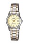 Yellow Gray Color Guaranteed Calendar Women's Wristwatch