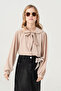 Girl's Collar Lace up Shirt 3146 - 2