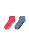 Pack of 2 Organic Cotton-Seamless-Thick (Towel) Pilates, Yoga and Dance Socks