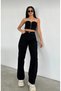 Blueva Trend (Love) Love 90's Casual Selena Liza Extra High A.C.A.I.P S.O.L.M.A.Z Black Jeans (New) - 2