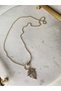 Brand Finished Zircon Stone Ring Detailed Necklace - 2