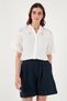 Standard Fit Judge Collar Scallop Embroidered Shirt Shirt 6113876 - 4