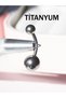Titanyum Basic Taşsız 5/8m Toplu Göbek Belly Piercingi