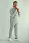 Pique Half Zipper Sweat - Light Gray - 4