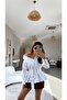Gold Buttoned Belted Shirt - 3