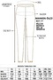 Women's Cream Pocket Lycra Stretchy High Waist Belt Rubber Collet Zipper Crepe Style Pants. - 9