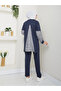 Balloon Sleeve Shirt Detail Sports Suit - 3