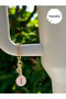 Pink Thermos Compatible Accessory with Letter I/Letter I Thermos Charm/Letter Thermos Ornament