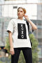 Xoxo Printed Women's Crew Neck Cotton Oversize Short Sleeve T-Shirt - 2