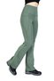 Spanish Style Green Winter Thermal Leggings with Fleece Lining and Pockets, High Waist and Slimming Effect - 7